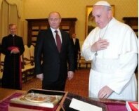 В.Путин подарил Папе Римскому православную икону